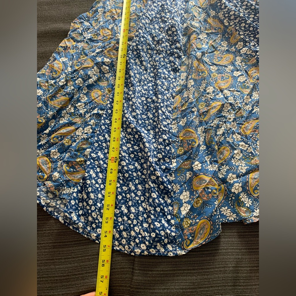 Millibon Blue Floral Maxi Dress - Picture 15 of 16